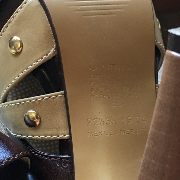 Andrea size 5 1/2 heels made in Mexico - Picture 3 of 7